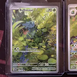 Pokemon 151 Bulbasaur 198/165 & Ivysaur 167/165 & Venusaur 166/165 NM English - Image 2