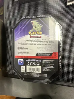 Pokemon TCG Tyranitar Triple Whammy Tin Factory Sealed - Image 2