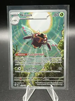 Pokemon TCG Mega Evolution 137/132 Ninjask Illustration Rare - Image 1