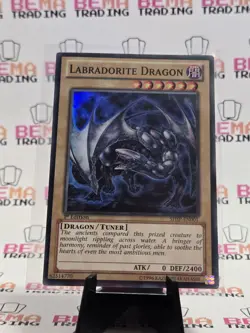 Yugioh Labradorite Dragon SHSP-EN001 Super Rare 1st Ed NM - Image 1