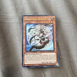 Yu-Gi-Oh! Dracotail Lukias JUSH-EN001 Ultra Rare 1st ED NM - Image 1