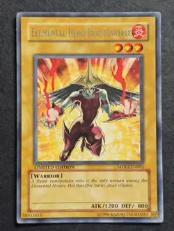 Elemental Hero Burstinatrix Series Limited Edition Yu-Gi-Oh MDP2-EN003. - Image 1