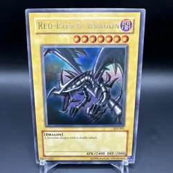 VLP Yugioh Red-Eyes B Dragon SDJ-001 Unlimited Edition Holo Ultra Rare Yu-Gi-Oh! - Image 1
