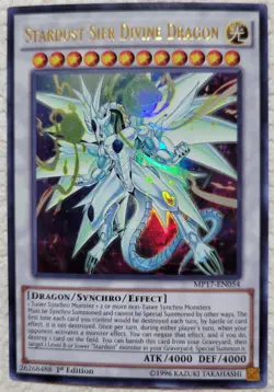 Yugioh Stardust Sifr Divine Dragon MP17-EN054 Ultra Rare 1st Edition NM - Image 1