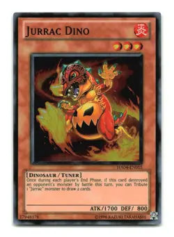 Jurrac Dino - HA04-EN015 Super Rare - YuGiOh-LP - Image 1