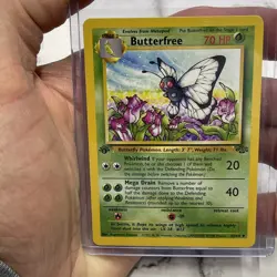 Pokemon Butterfree #33/64 Jungle Pokemon 1st Edition Card NM Near Mint Uncommon - Image 1
