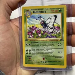 Pokemon Butterfree #33/64 Jungle Pokemon 1st Edition Card NM Near Mint Uncommon - Image 2