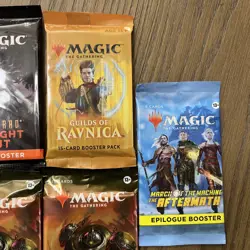 MTG Booster Pack Lot Of 7 (94 Cards Total) Ravinca Innistrad Zendikar SEALED NEW - Image 3