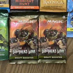 MTG Booster Pack Lot Of 7 (94 Cards Total) Ravinca Innistrad Zendikar SEALED NEW - Image 4