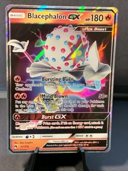 Pokemon TCG Blacephalon GX 52/214 Lost Thunder NM Ultra Rare Card Hot - Image 1