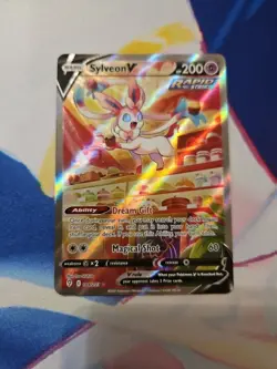 Sylveon V HP200 Rapid Strike 184/203 Collectible Pokemon Card - Image 1