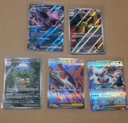 Pokemon Card Lot - 5 Cards Illustration Rare, Ex Nidoking, Latias, Gumchoos, + - Image 1