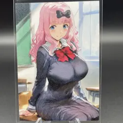 Chika Fujiwara Anime Waifu Card Doujin ACG Goddess - Image 1