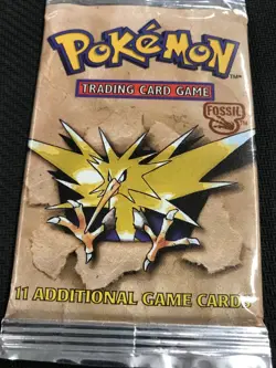 Pokemon Unopened Fossil Booster Pack 11 Cards Factory Sealed 1999 (1 Pack) - Image 4