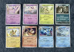 Pokemon TCG Prismatic Evolutions Set Of 8 Cosmo Promo Cards. Costco Mini Tin Set - Image 3