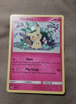 Mimikyu SM163 Sm Holo Pokemon Card TCG Promo NM Condition Read For More Info. - Image 2