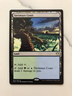 Yavimaya Coast MTG Magic the Gathering Card NM Near Mint Commander 2020 C20 - Image 1