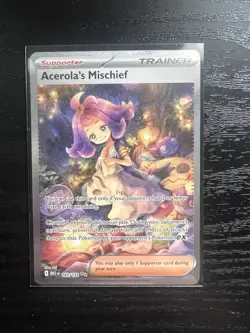 Acerola's Mischief 183/132 Me01: Mega Evolution Holo Pokemon Card - Image 1