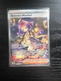 Acerola's Mischief 183/132 Me01: Mega Evolution Holo Pokemon Card - Image 2