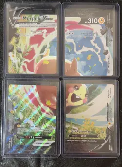 Morpeko V-Union Complete Set - SWSH287 SWSH288 SWSH289 SWSH290 4 Card Set Mint! - Image 1
