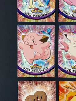 1999/2000 Topps Pokemon TV Lot 9-Cards Non-Foil Clefairy Jigglypuff Persian + LP - Image 5