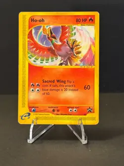 Pokemon TCG Ho-Oh Black Star Promo Card 52/53 WOTC Pokemon HP+ / MP - Image 1