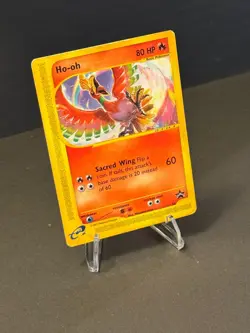 Pokemon TCG Ho-Oh Black Star Promo Card 52/53 WOTC Pokemon HP+ / MP - Image 3