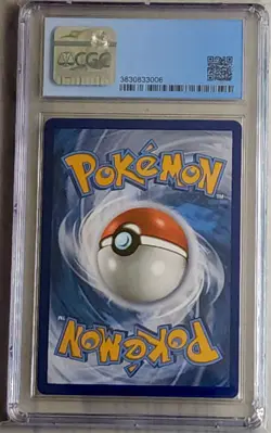 Pokemon 2021 Amazing Rare Kyogre #021 CGC 9 Shining Fates Graded Card & Case - Image 2