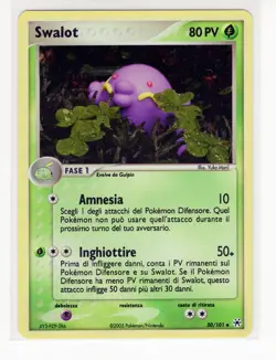 ~ITA~ ITALIAN Swalot Hidden Legends MINT 50/101 Reverse Holo Pokemon Card (Z1) - Image 1