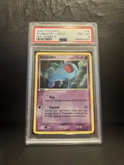Pokemon POP Series 4 Wobuffet Holo PSA 8 NM- Mint - Image 1