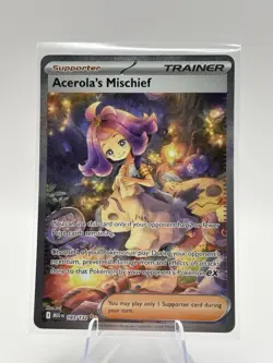 Acerola’s Mischief Pokemon Mega Evolution 183/132 SIR PACK FRESH - Image 1