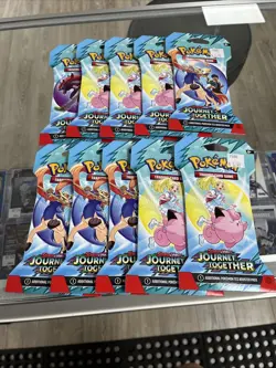 Pokemon Journey Together Scarlet & Violet Booster Pack (10 Packs) Factory Sealed - Image 1