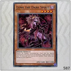 Luna the Dark Spirit - CHIM-EN027 - Common Unlimited Yugioh - Image 1
