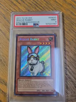 Yugioh Rescue Rabbit PHSW-EN037 1st Edition Secret Rare NM - Image 1