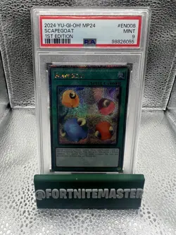 Yu-Gi-Oh! Scapegoat MP24-EN008 Quarter Century Rare 1st Edition - PSA 9 - Image 1