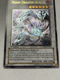 Moon Dragon Quilla ABPF-EN043 Ultimate Rare 1st Edition English Very Light Play - Image 3