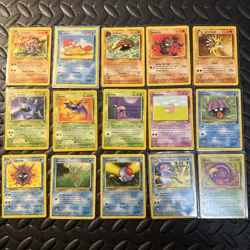 Pokemon Fossil Card Lot Common Uncommon No Duplicates 15 cards TCG - Image 2