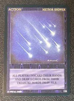 Wyvern CCG 1994 Limited Edition Card Action Meteor Shower #124 Common-2 - Image 1