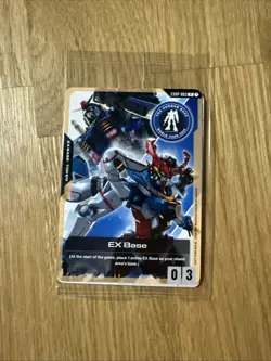 Gundam Card Game EX Base World Tour 2025 GQuuuuuux Promo, English IN HAND USA. - Image 1