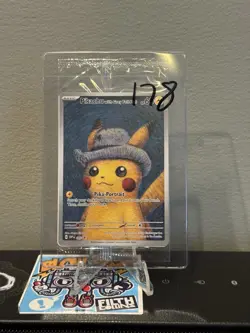Pokemon x Van Gogh Pikachu with Grey Felt Hat SVP 085 Promo Card Sealed - Image 1