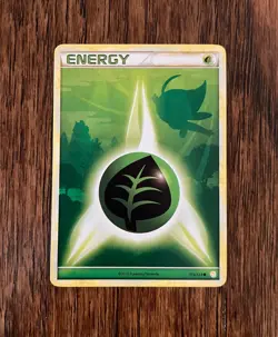 Grass Celebi Energy 115/123 - HGSS - Pokemon Card - NM+ - Image 1