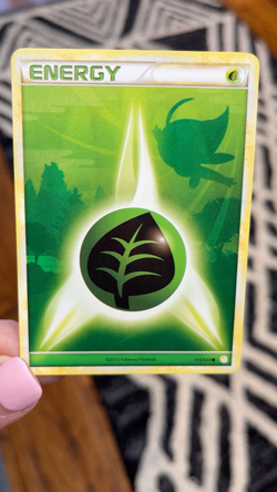Grass Celebi Energy 115/123 - HGSS - Pokemon Card - NM+ - Image 2