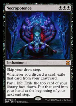 MTG English Necropotence NM Normal Eternal Masters - Image 1
