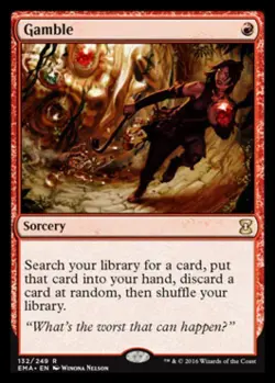 MTG English Gamble NM Normal Eternal Masters - Image 1