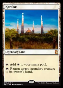 MTG English Karakas NM Normal Eternal Masters - Image 1