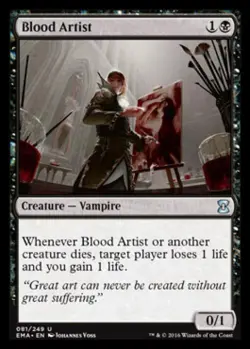MTG English Blood Artist NM Normal Eternal Masters - Image 1