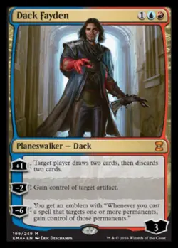MTG English Dack Fayden NM Normal Eternal Masters - Image 1