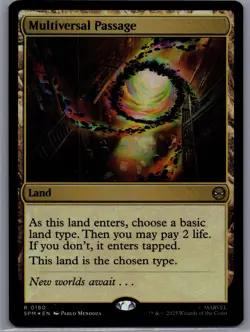 Magic The Gathering MTG - Multiversal Passage Foil - Marvel's Spider-Man 0180 - Image 1