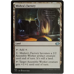 x1 Mishra's Factory J22 MTG M/NM Uncommon Colorless Land Jumpstart 2022 TCG CCG - Image 1