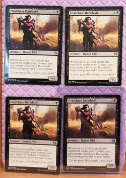 MtG 4x Ovalchase Daredevil Kaladesh Regular - Image 1